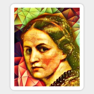 Anne Bronte Snow Portrait | Anne Bronte Artwork 9 Magnet